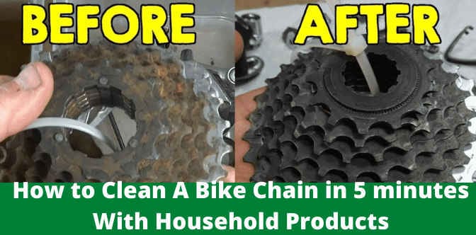 clean bike chain soap and water