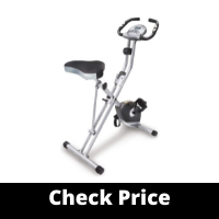 Exerpeutic Folding Magnetic Upright Exercise Bike