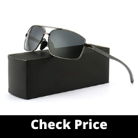 SUNGAIT Ultra Lightweight Rectangular Polarized Sunglasses