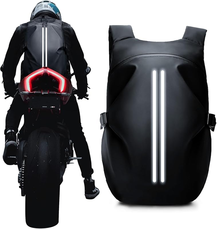 Best Backpack For Motorcycle Helmet In 2026 2 Motorcycle Helmet Backpack, Waterproof Riding Backpacks for Men, Motor