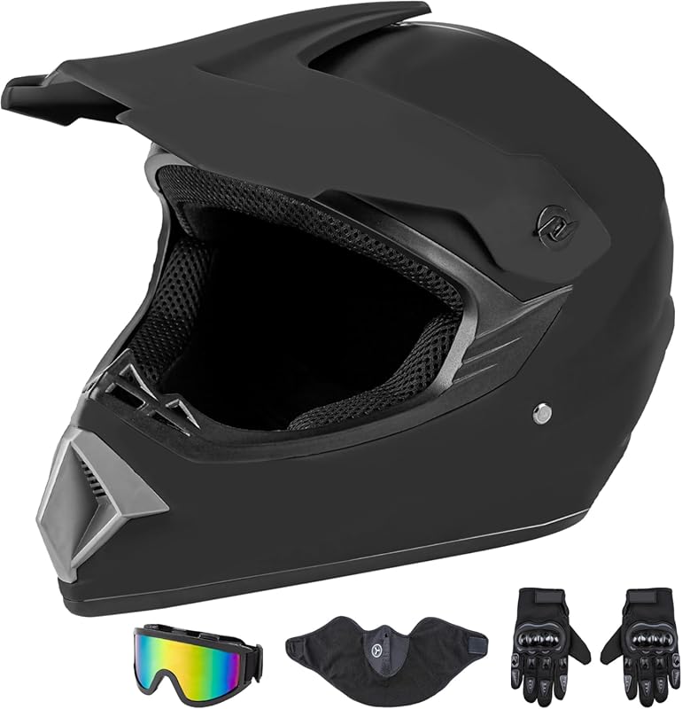 7 Best Affordable Motorcycle Helmets In 2026 - Quality Picks, Expert Reviewed 3 Adult Full Face Motorcycle Helmet for Dirt Bike and Motocross, DOT App