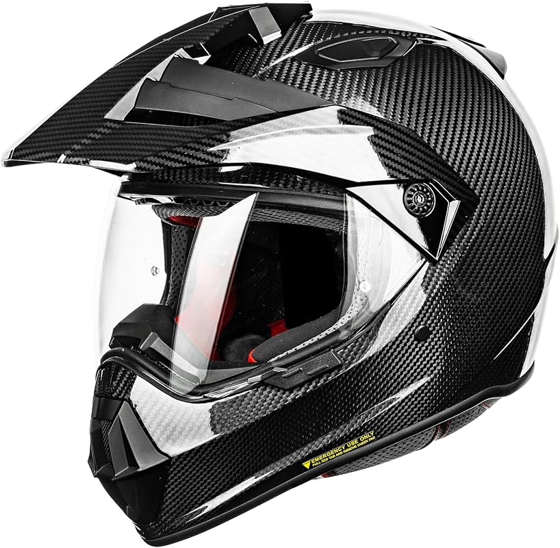 Best Carbon Fiber Motorcycle Helmet - Top 5 Helmet In 2026 3 Carbon Fiber Full Face Motorcycle Adventure Helmet for Dual Sport and