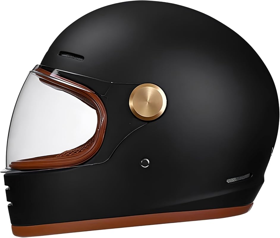 Best Classic Motorcycle Helmets - Top 5 Helmets In 2026 5 Retro Vintage Full Face Motorcycle Helmet for Adults with Ventilation
